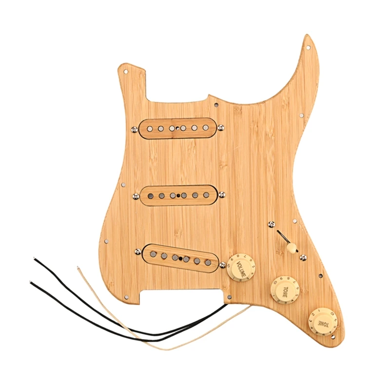 

Electric Guitar Single-Coil Pickup Pickguard 11 Holes Guitar Prewired loaded Pickguard Guitar Playing Accessories