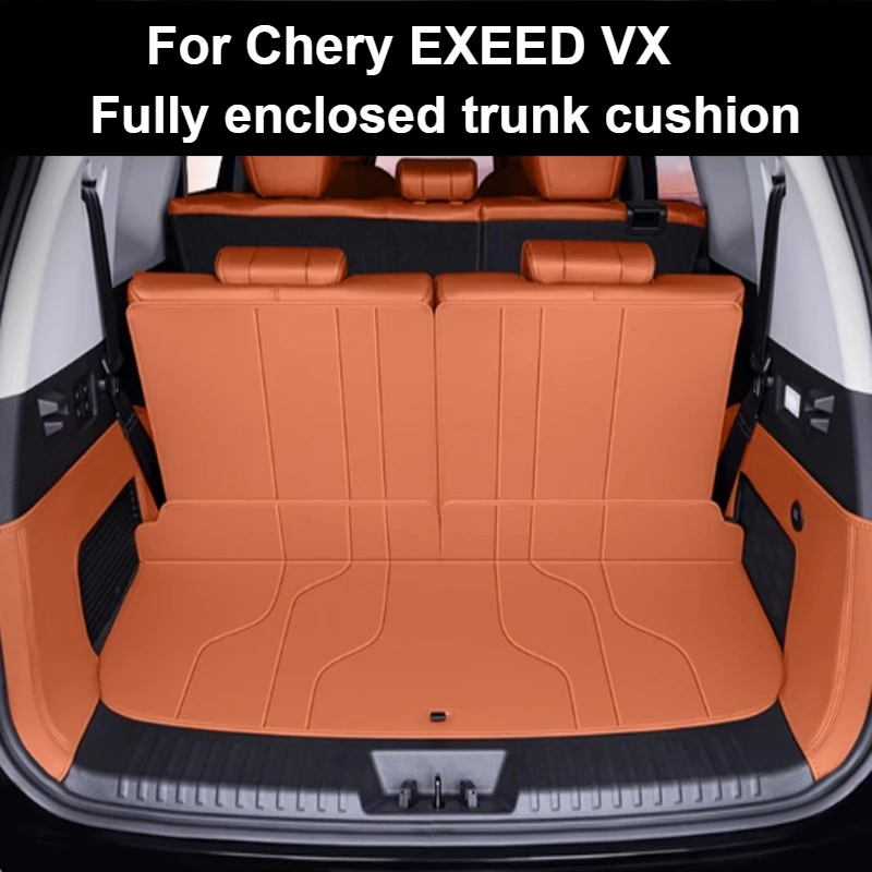 Фото Интерьер шести мест, семь мест для Chery EXEED VX C-DM 2025, автомобильная защитная накладка для багажника с полным объемным звуком, водонепроницаемый аксессуар №1