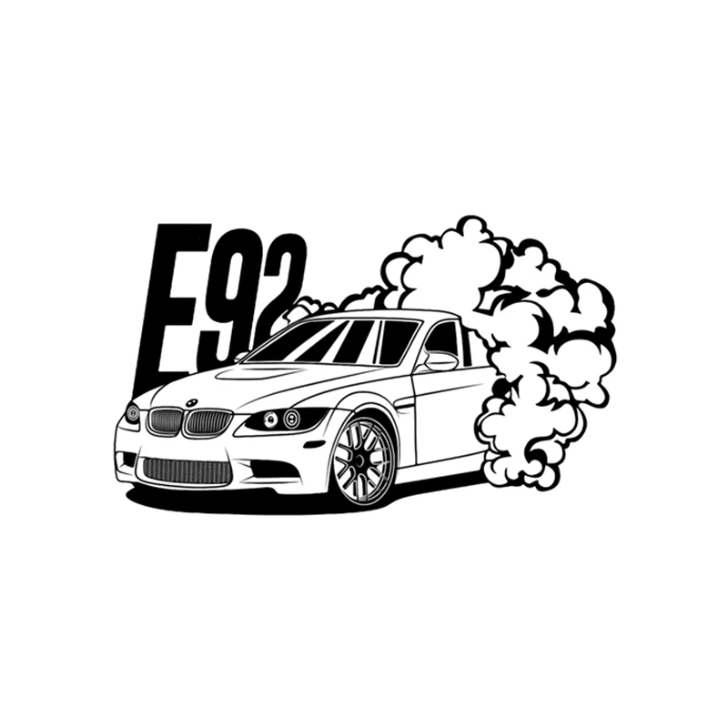 

RuleMylife для BMW E92, кубические автомобильные наклейки, наклейки с рисунком аниме, украшение для автомобиля