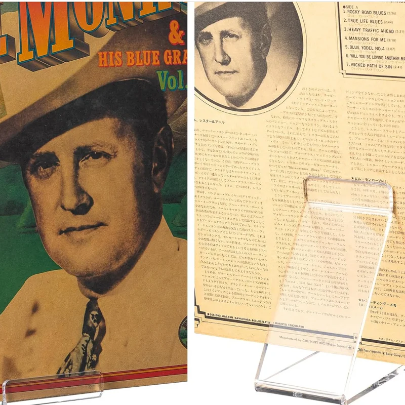 2 шт. прозрачная виниловая пластинка настольная подставка теперь играющая в