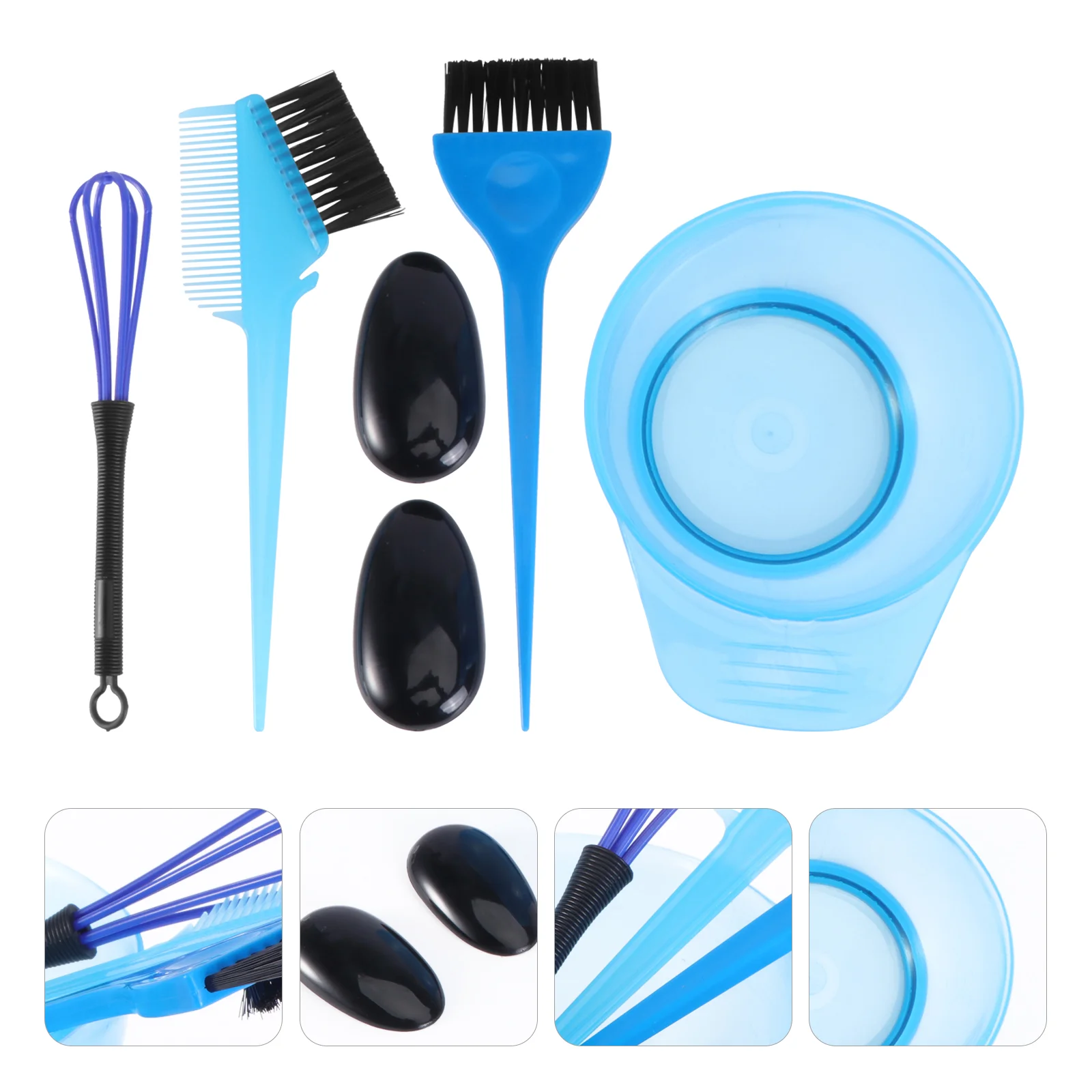 

Hair Dye Brush Bowl Coloring Kitset Color Mixing Ear Dyeing Tint Tool Coversplastic Tinting Colouring Applicatorbowls Cover Diy