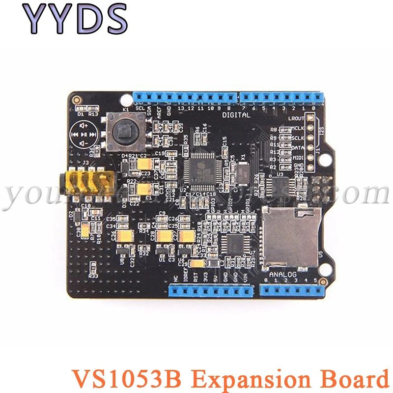 

Music Shield V2.0 Music Player VS1053B Expansion Board Module supports MP3 for Arduino