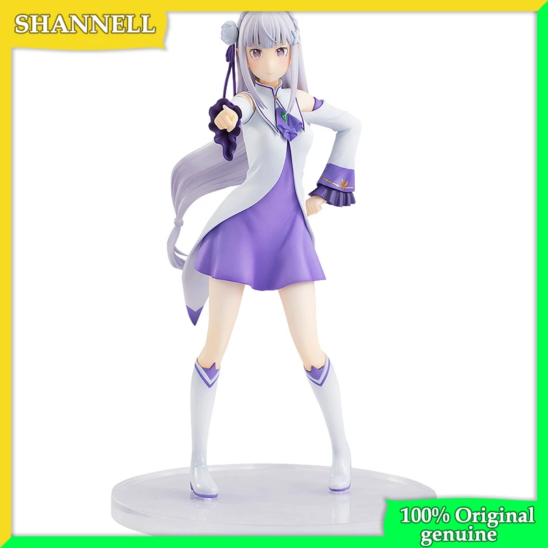 

Фигура аниме из ПВХ Re:Zero Emilia KD 100% оригинальная, 17 см, модель игрушечной фигурки, коллекционная кукла в подарок