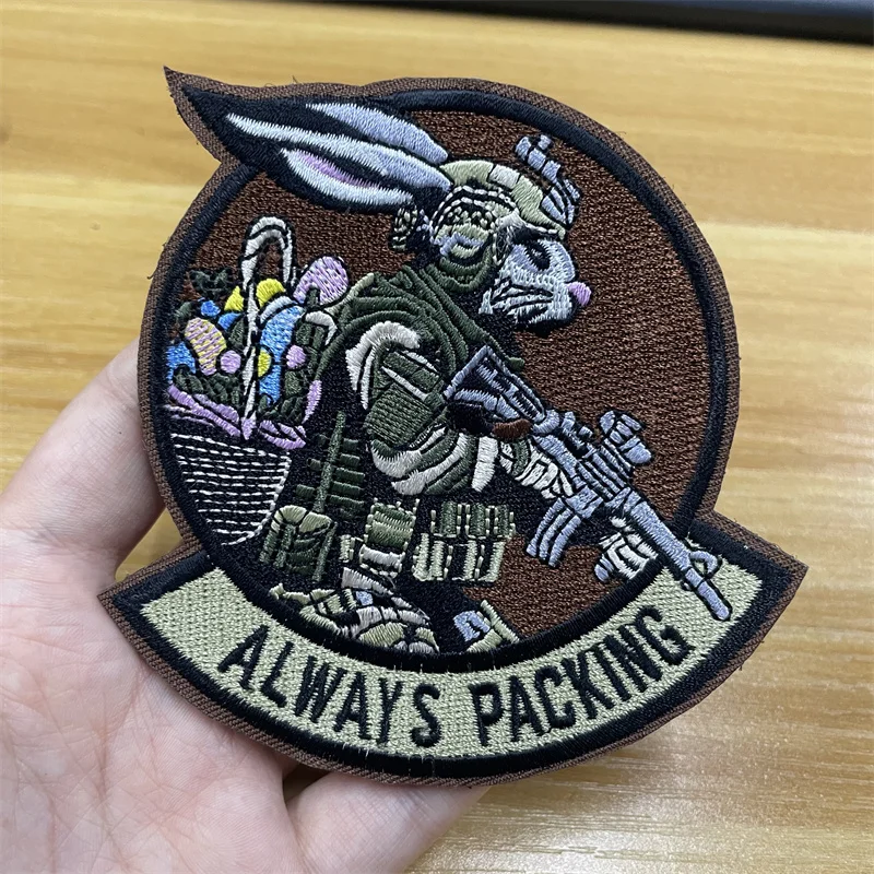 Военный пистолет тактическая нашивка ангел кролик пингвин борьба или полет