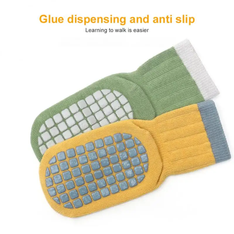 

Cute Home Cotton Socks Baby Floor Socks Rapid Moisture Absorption Cartoon Socks Childrens Clothing Over 2 Years Old Non-slip