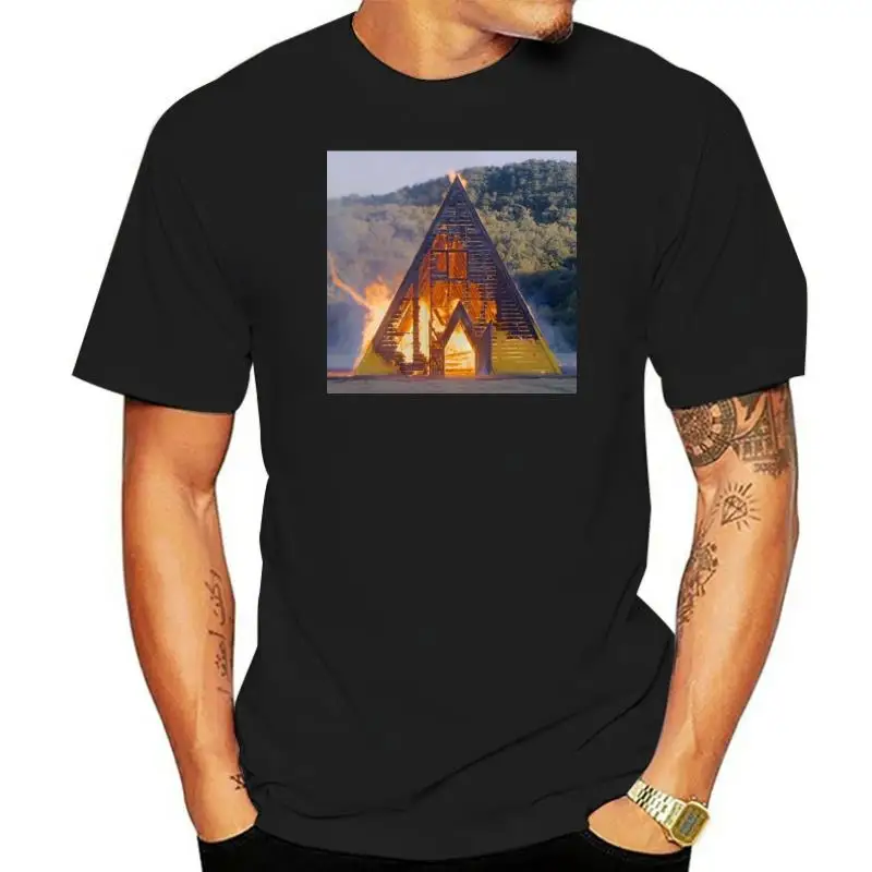 

Fire Temple Burning T Shirt Midsommar Ari Aster Florence Pugh A24 Fire Temple