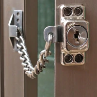window door lock chain restrictor with key baby child safety locks anti theft security lock protection lock for home %d1%86%d0%b5%d0%bf%d0%be%d1%87%d0%ba%d0%b0