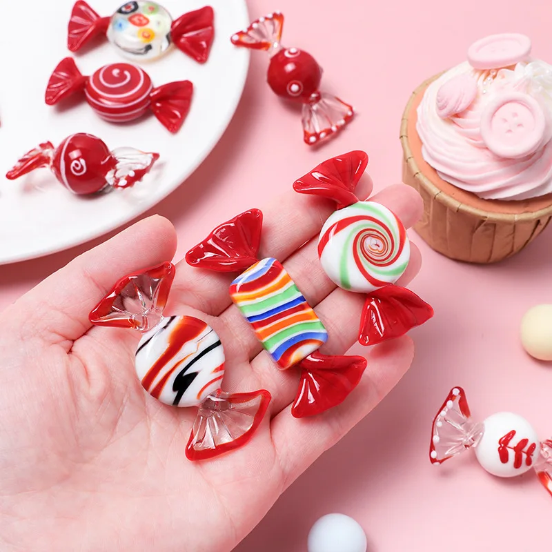 

10 шт., стеклянные украшения для дома