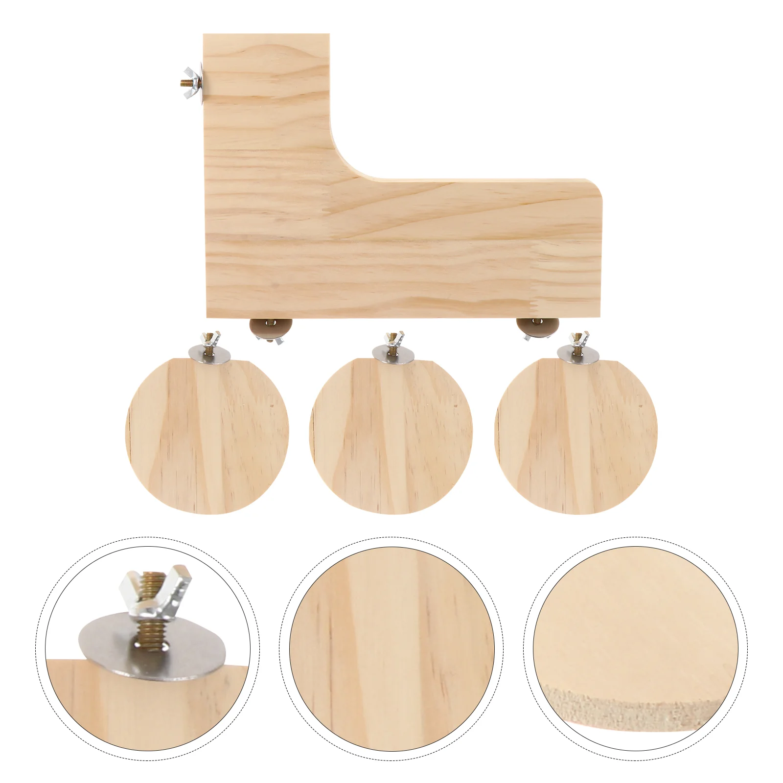 

Hamster Platform Cage Jumping Squirrel Springboard Standing Accessories Perch Summer Chinchilla Pet Playing Toys Wood Bird Board