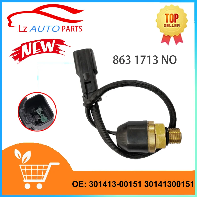 Датчик давления масла 301413-00151 30141300151 для экскаватора Doosan DX150 DX225 DX260 DX300 DX380