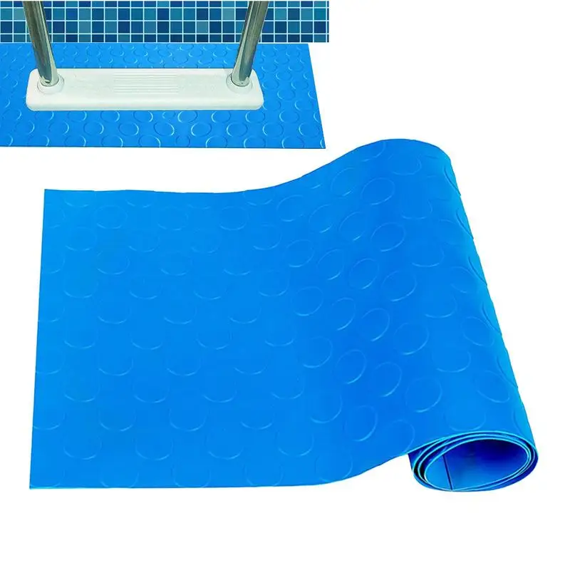 60x90cm Swimming Pool Ladder Mat Anti-Slip Texture Protection Step Pad Foot Mat Swimming Pool Table Non-Slip Step Mat Ladder Mat