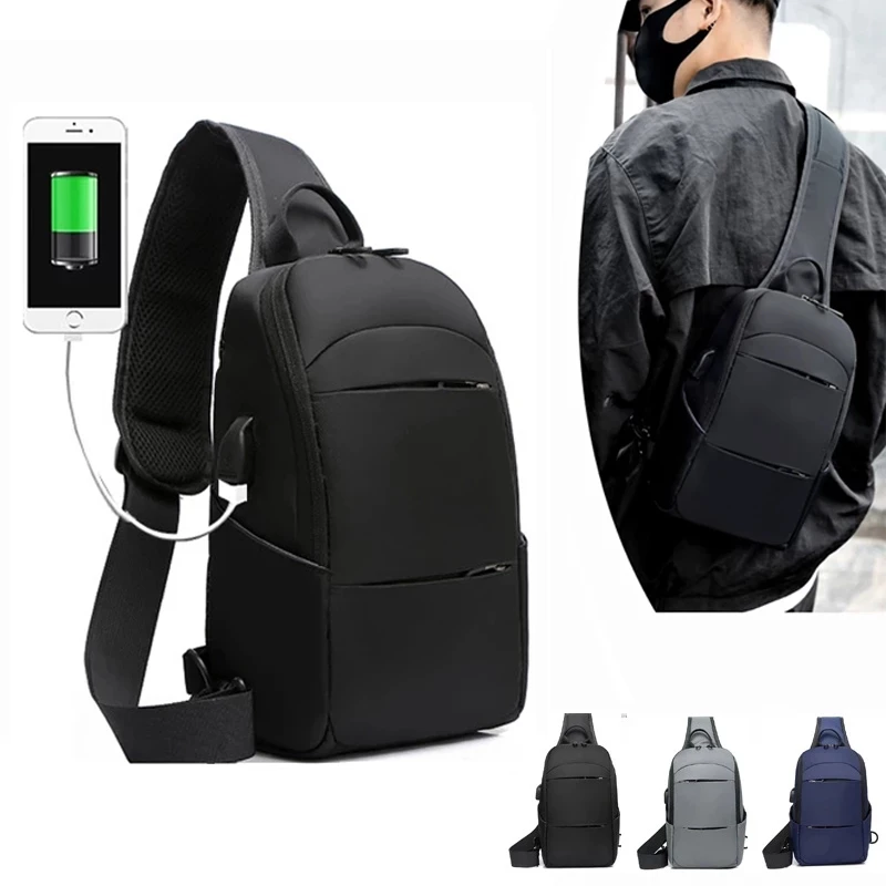 

Messenger Pack Travel Waterproof For Crossbody Men's Shoulder Bags Male Multifunction Bag Nylon 2022 Chest Bag Short Trip