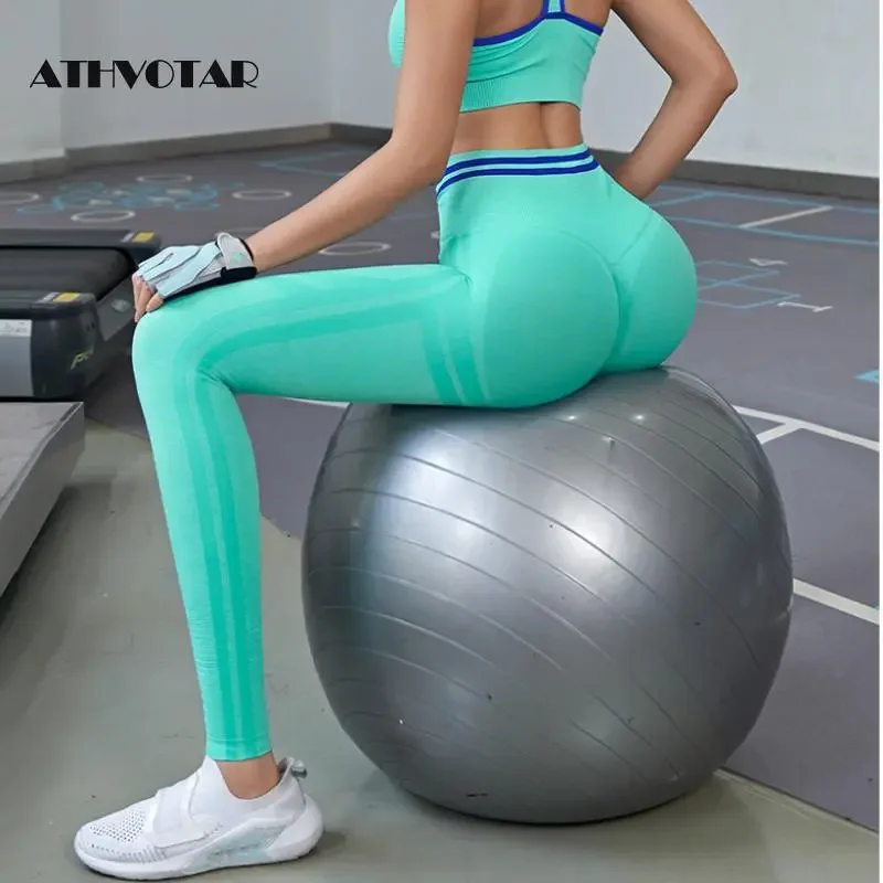 

NEW 2023 High Waist Women Leggings Sports Seamless Push Up Fitness Leggings for Women Gym Running Compression Workout Pants