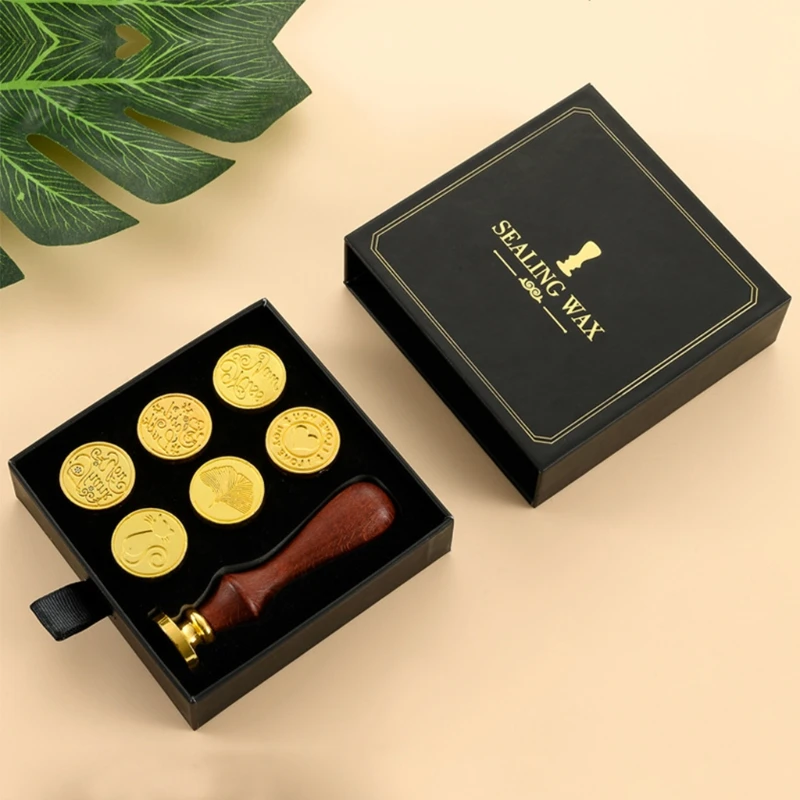 

Ретро восковая печатка, классические аксессуары из старомодного материала Pocketbook