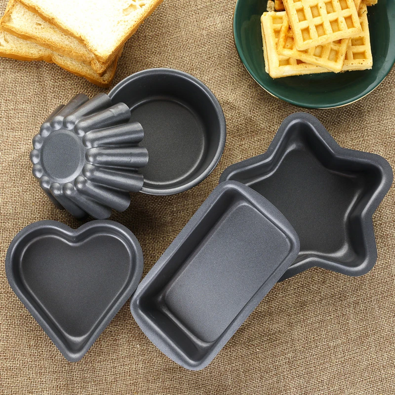 

1pcs Metal Tart Pan Pie Pizza Baking Tray Non-stick Cake Mold For Oven Baking Tools Pastry Tools