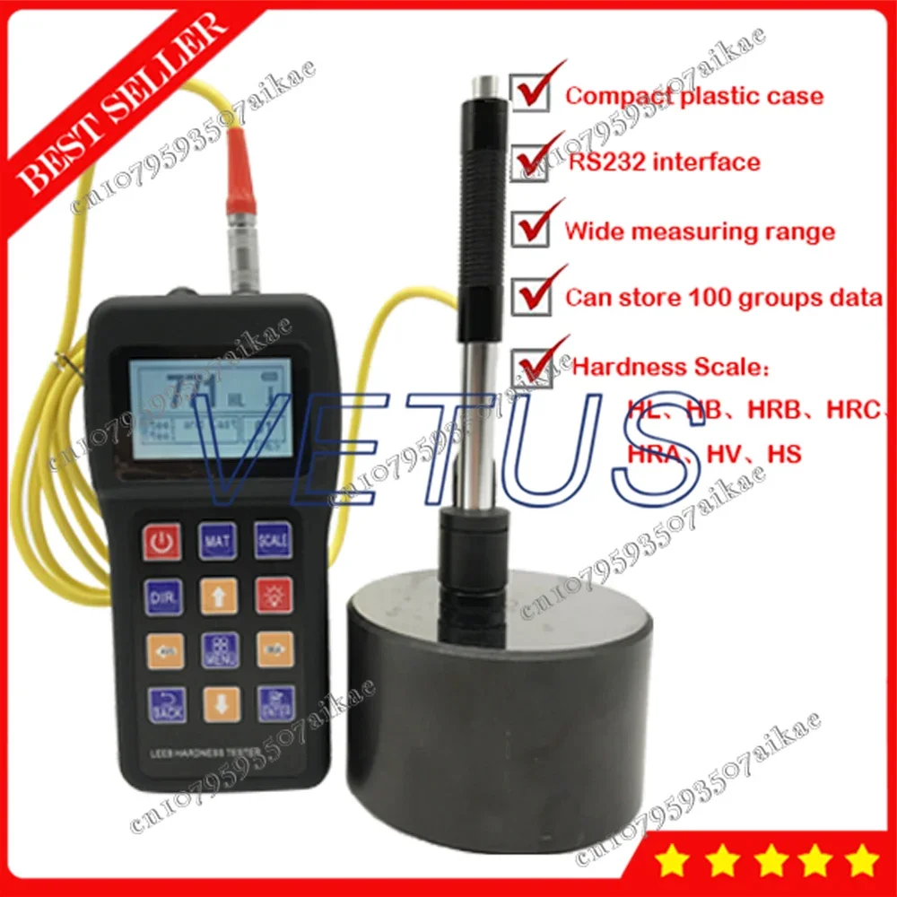 Твердомер металла Leeb цифровой прибор для измерения твердости дюрометра с