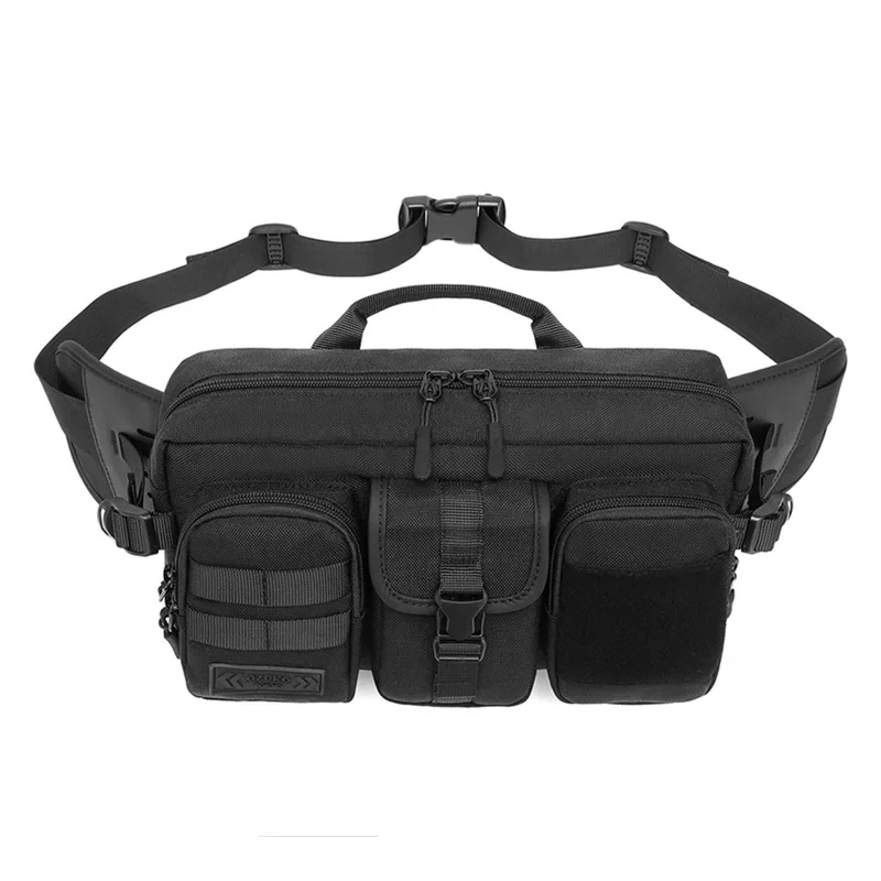

OZUKO Multifunctional Business Shoulder Bag, Sports Waterproof Messenger Bag, Fashion Waist Bag