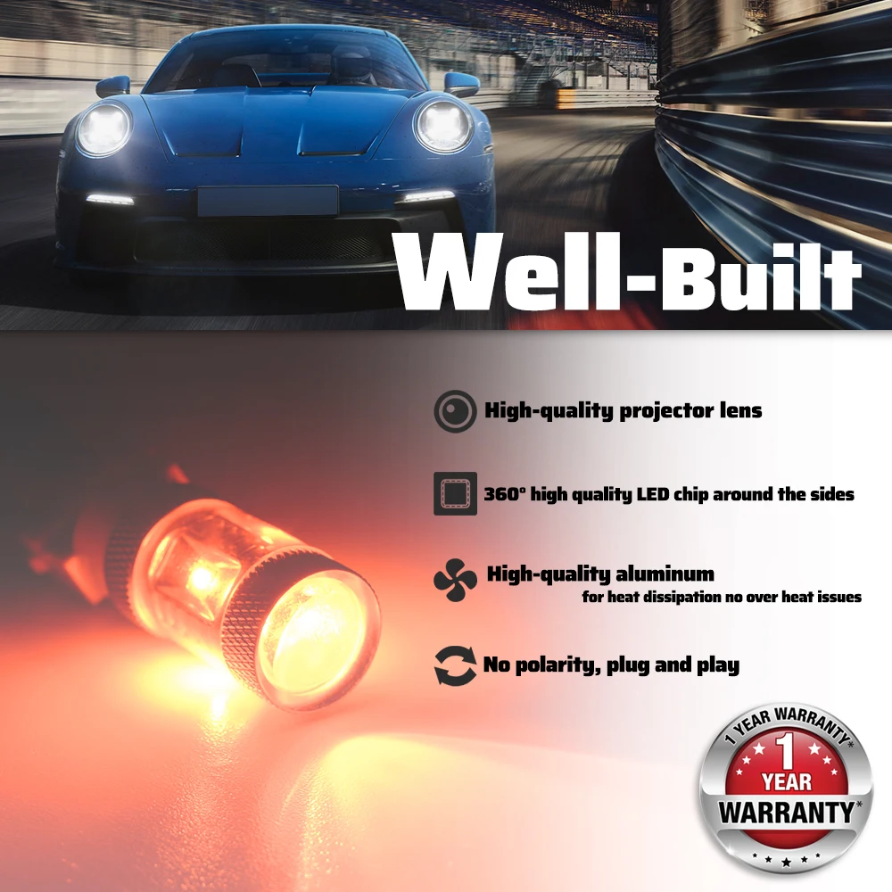 Для Hummer H2 2003-2009 красный T25 3157 4114 4157 Canbus без ошибок светодиодные задние стоп-сигналы