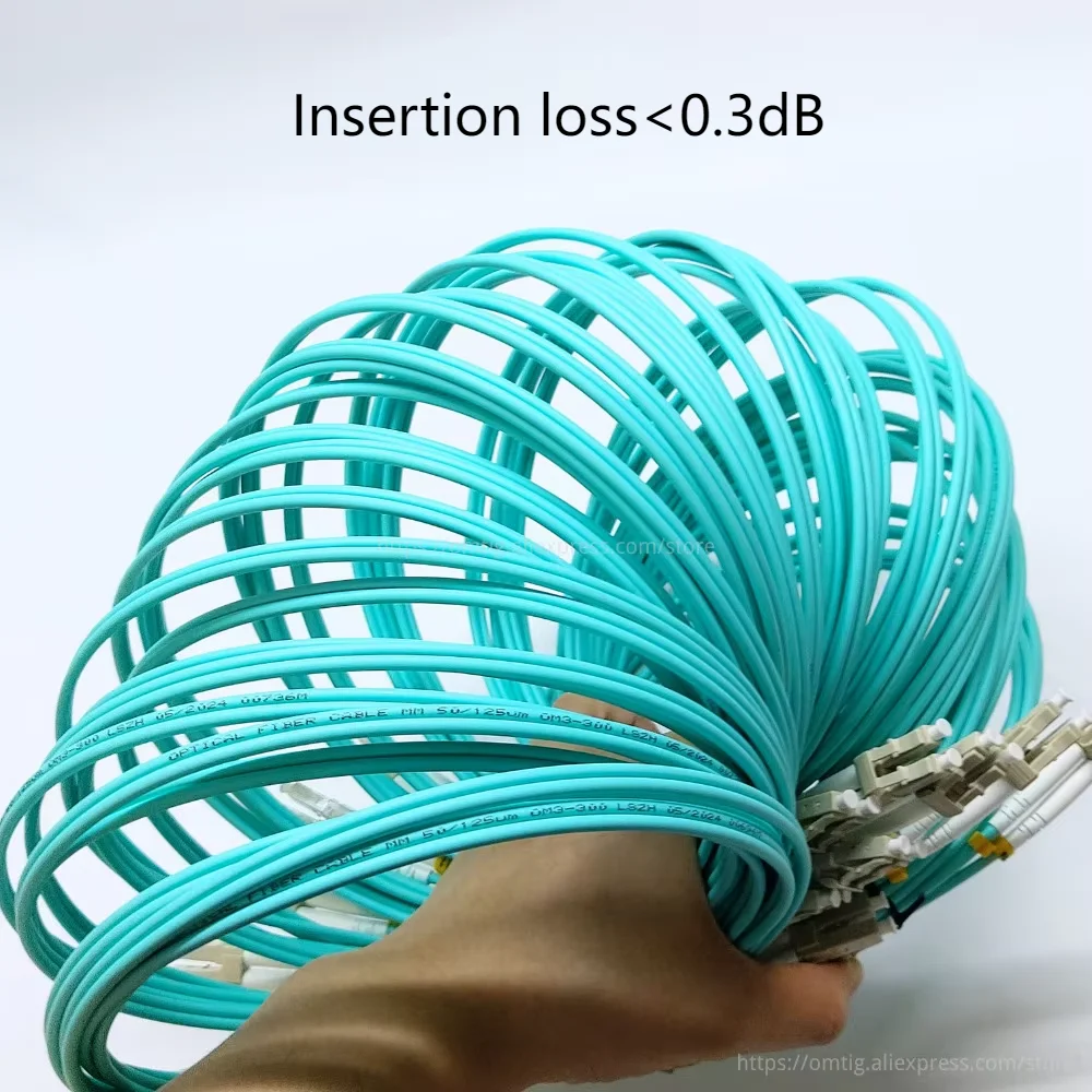 10 шт./партия оптоволоконные соединительные шнуры длина 50/125 мкм