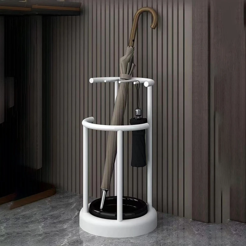 

Living Room Home Umbrella Stand Luxury Drain Storage Support Ground Office Iron Umbrella Holder Entryway Paragueros Rain Gear