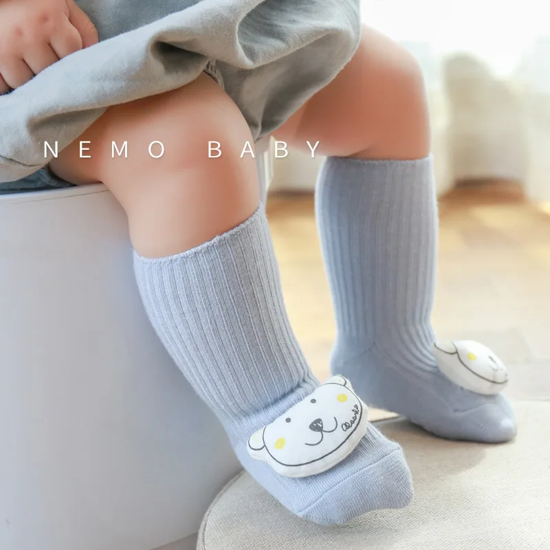 

Newborn Spring and Autumn Boneless Loose Mouth Cartoon Doll Non-Slip Dispensing Children Toddler Babies' Socks