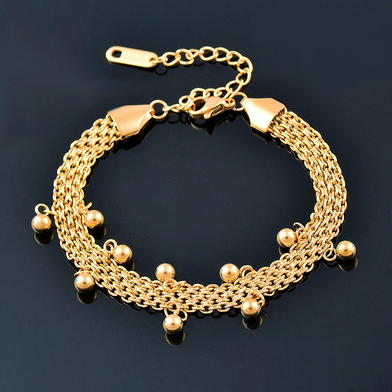 

SINLEERY Cuba Stainless Steel Bracelets For Women Ball Star Cross Rose Gold Color Pendants Bracelets Fashion jewelry 2022 SSP