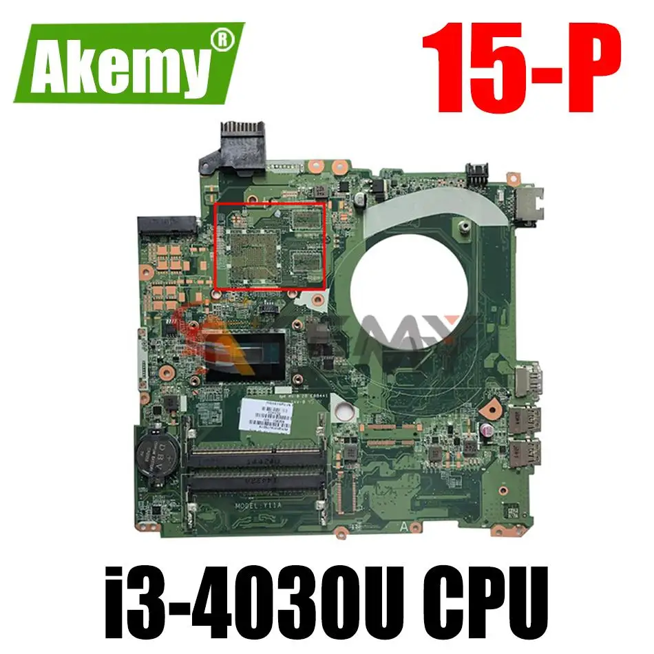 

For HP Pavillion 15-P i3-4030U Laptop motherboard SR1EN DAY11AMB6E0 DDR3 Notebook Mainboard