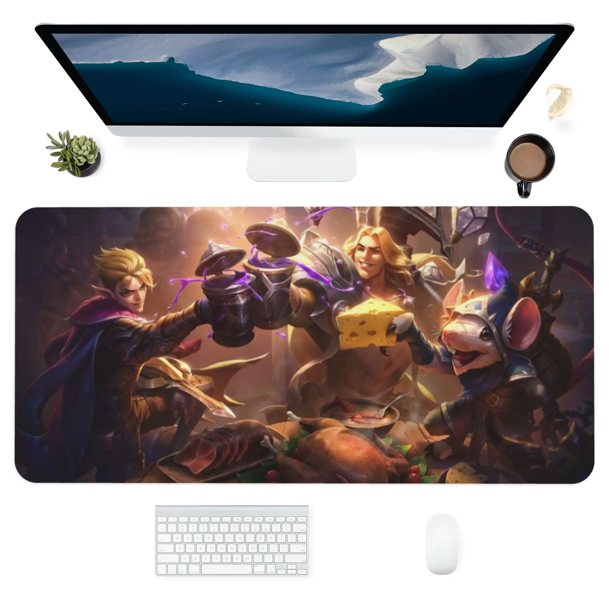 

Бесплатная доставка, игровой HD утолщенный коврик для мыши League of Legends, компьютерный коврик, поверхность для настольного компьютера, протекто...