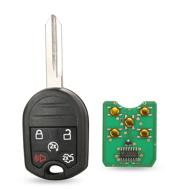 

Jingyuqin дистанционный автомобильный брелок для Ford Expedition Explorer Taurus Flex 315/433 МГц 4D63-80 бит чип FCCID: CWTWB1U793/OUCD 6000022