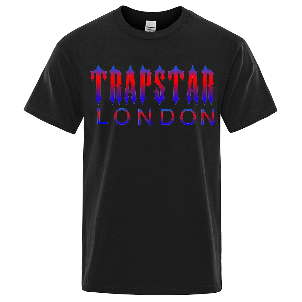 

Trapstar London Brand Print T-Shirts Men Harajuku Breathable Tshirts Oversized Loose Tshirts Fashion Cotton Male Tee Clothing