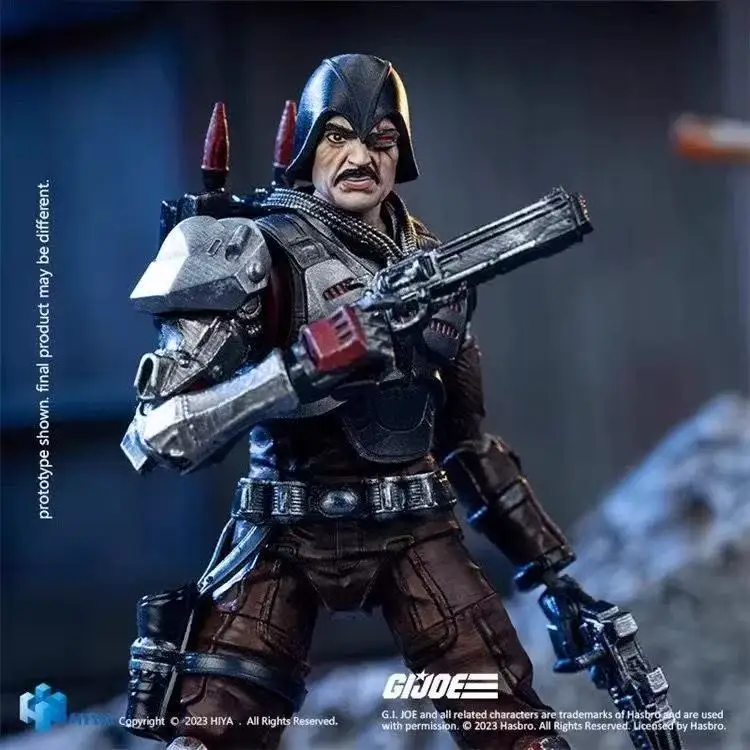 Фото Точечные товары HIYA 1/18 Фигурка Acción De 4, изысканная мини-серия G.I.Joe Major Bludd Anime Para Regalo №5