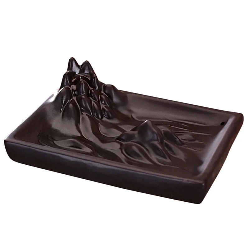 

Горелка для благовоний с обратным потоком, керамический держатель для благовоний, для медитации, йоги, спа, релаксации