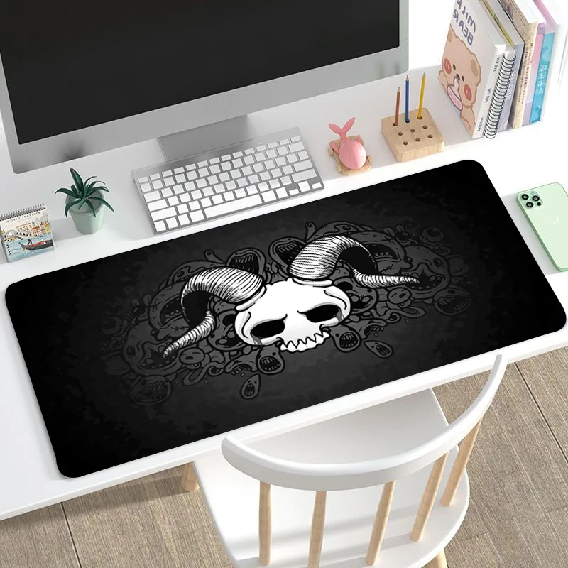 

Mouse Mat Mausepad Cult Of The Lamb Kawaii Pad Keyboard Gaming Non-slip Laptop Gamer Cabinet Pads Large Mause Pc Mats Deskmat