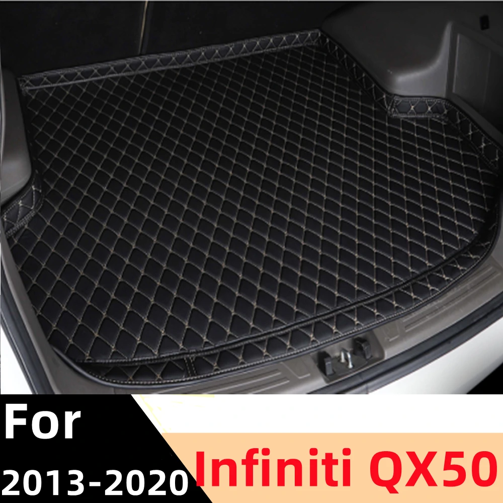 

Коврик для багажника автомобиля Infiniti QX50 2013-20, для любой погоды, XPE, Высокий Боковой задний ковер для груза, коврик для багажника, автозапчасти...