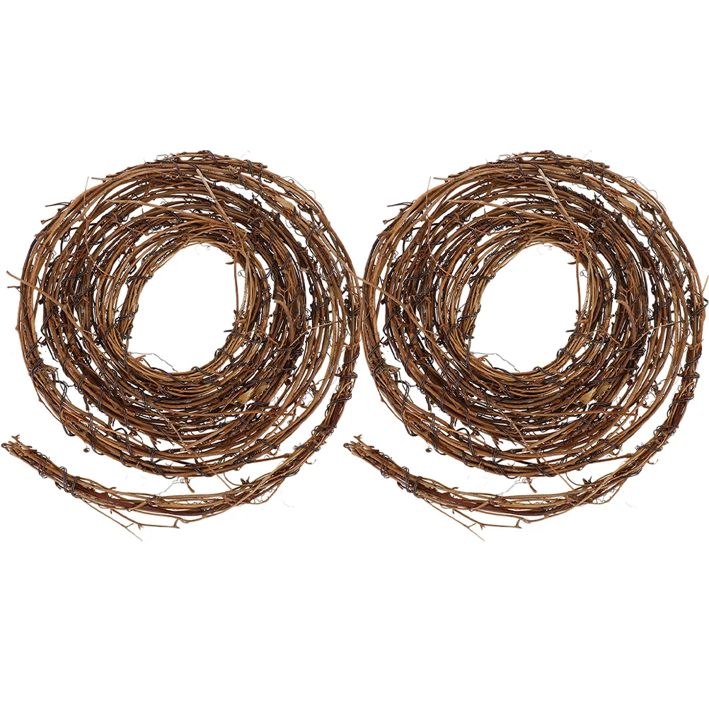 

Wreath Christmas Garland Vine Grapevine Rattan Natural Winter Craft Door Branch Decoration Supplies Ornament Tree Rustic