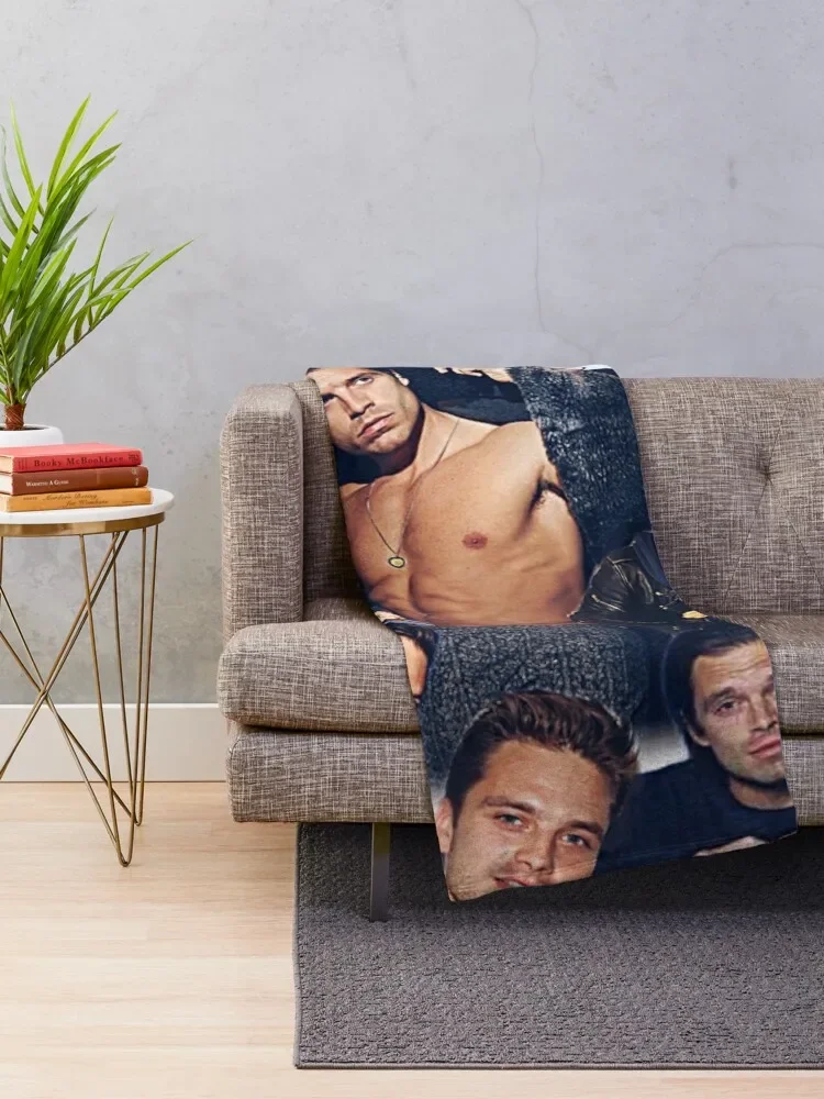 Себастьян стан (дизайн коллажа) плед одеяло шотланцы на диван одеяла