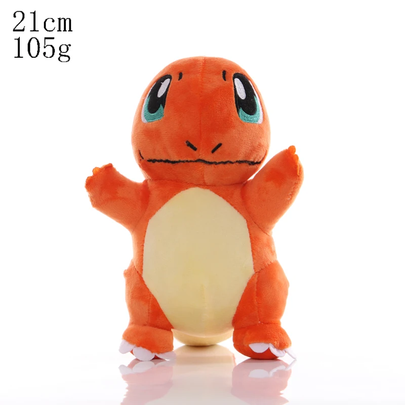 2022 Pikachu Plush Toy Bulbasaur Charmander Eevee Squirtle Snorlax Mewtwo Totodile Vulpix Pokemon Pikachu Stuffed Toy Gift Kid images - 6
