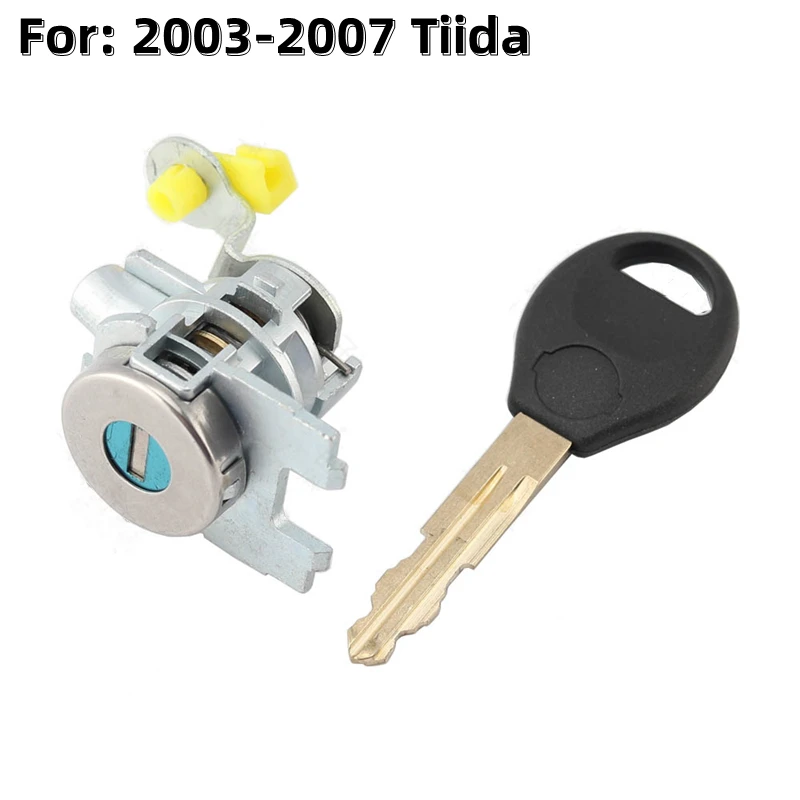 

XIEAILI OEM цилиндр замка левой двери, цилиндр автоматического дверного замка для Nissan 2003-2007 Tiida с ключом 1 шт.