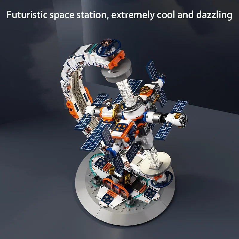 Строительные Блоки Moc Для Исследования Космоса - Игрушка С Подсветкой И