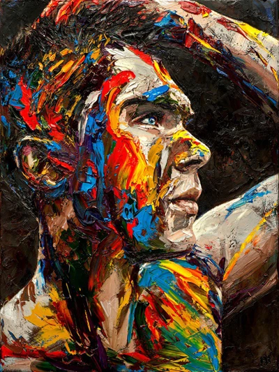 

HOT SALE MEN ART# 209 TOP ART NUDE MAN ART-100% Hand painted nude male Abstract art oil painting -gay oil painting on canvas A+