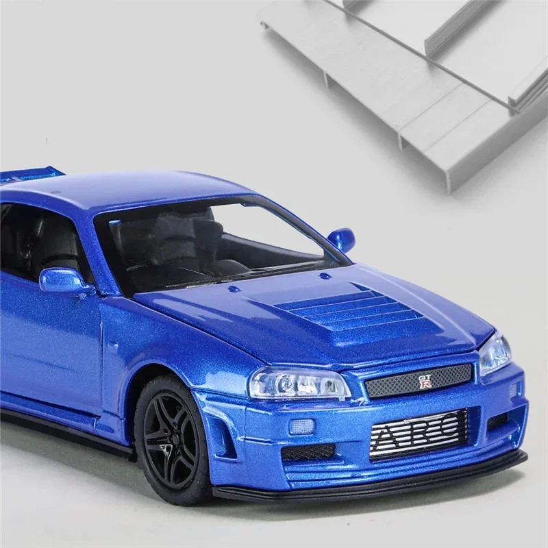 Модель гоночного автомобиля Nissan Skyline Ares GTR R34