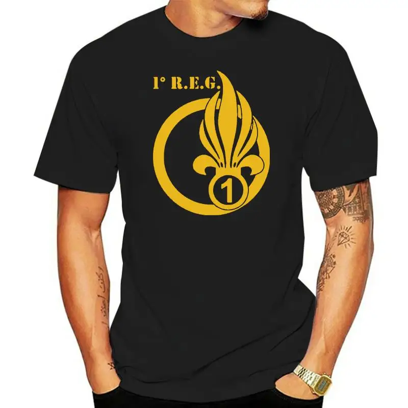 

2022 New Cotton Tee Shirt 1 REC Regiment Legion Etranger de Cavalarie Fremdenlegion - T Shirt Summer T-shirt