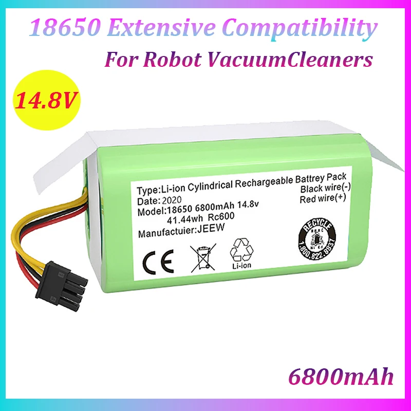 

Original 4S1P 14.8V 18650 6800mAh Lithium-ion Battery Vacuum Cleaner Battery C30B Sweeping Robot Rechargeable Lithium Battery