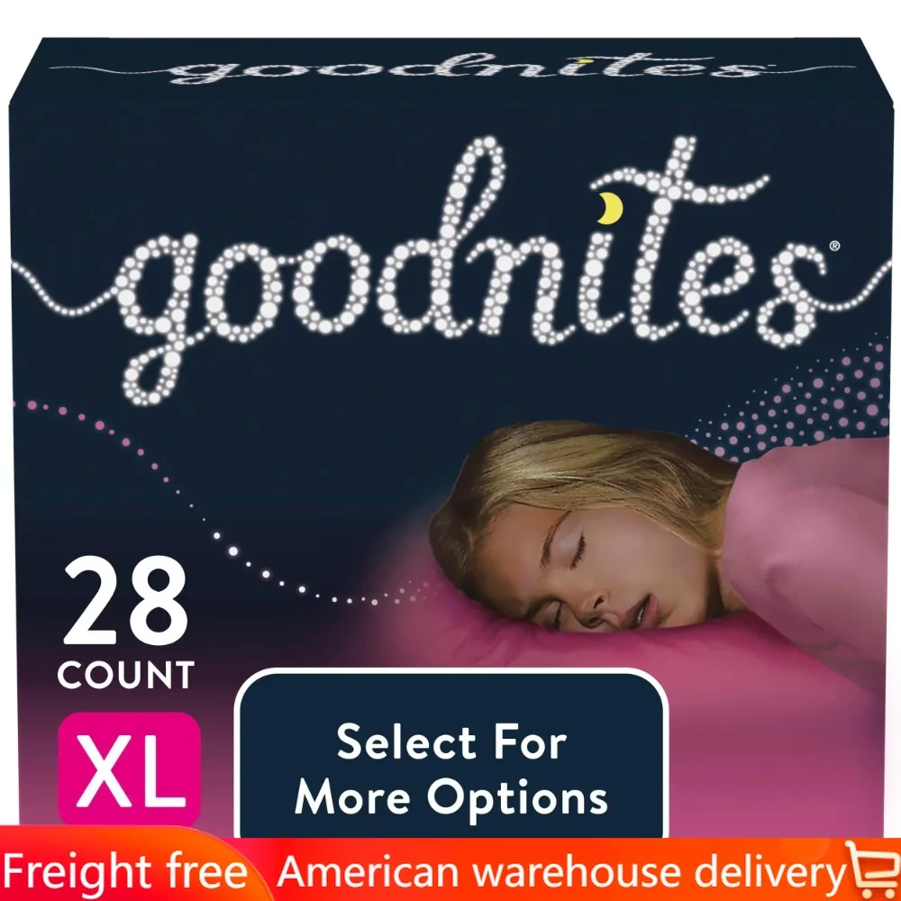 

Overnight Underwear for Girls Diapers XL Diaper 28 Ct (Select for More Options) Freight Free Baby Items Activities Diapering