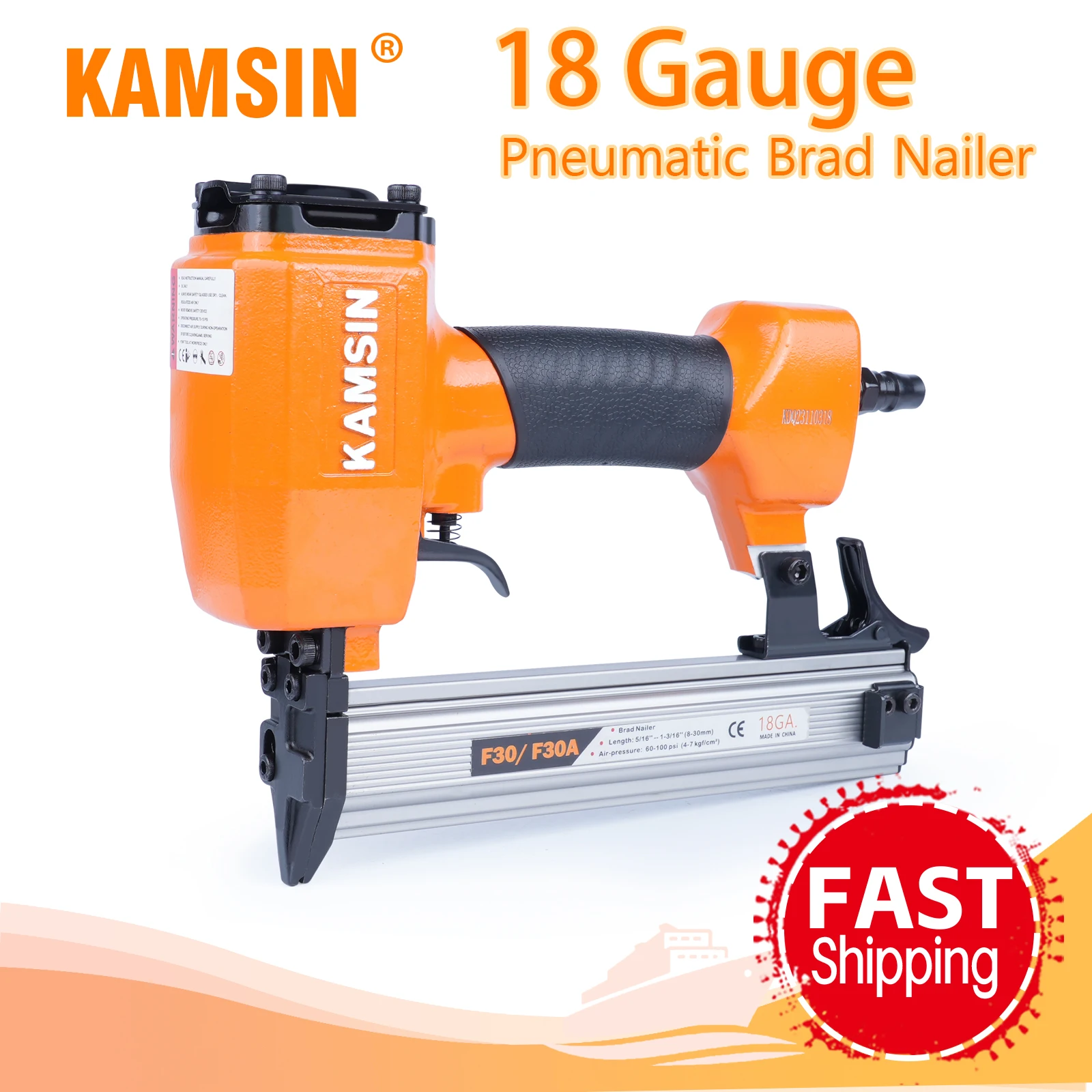 KAMSIN F30A 18-метровый пневматический компактный гвоздезабивной станок подходит для