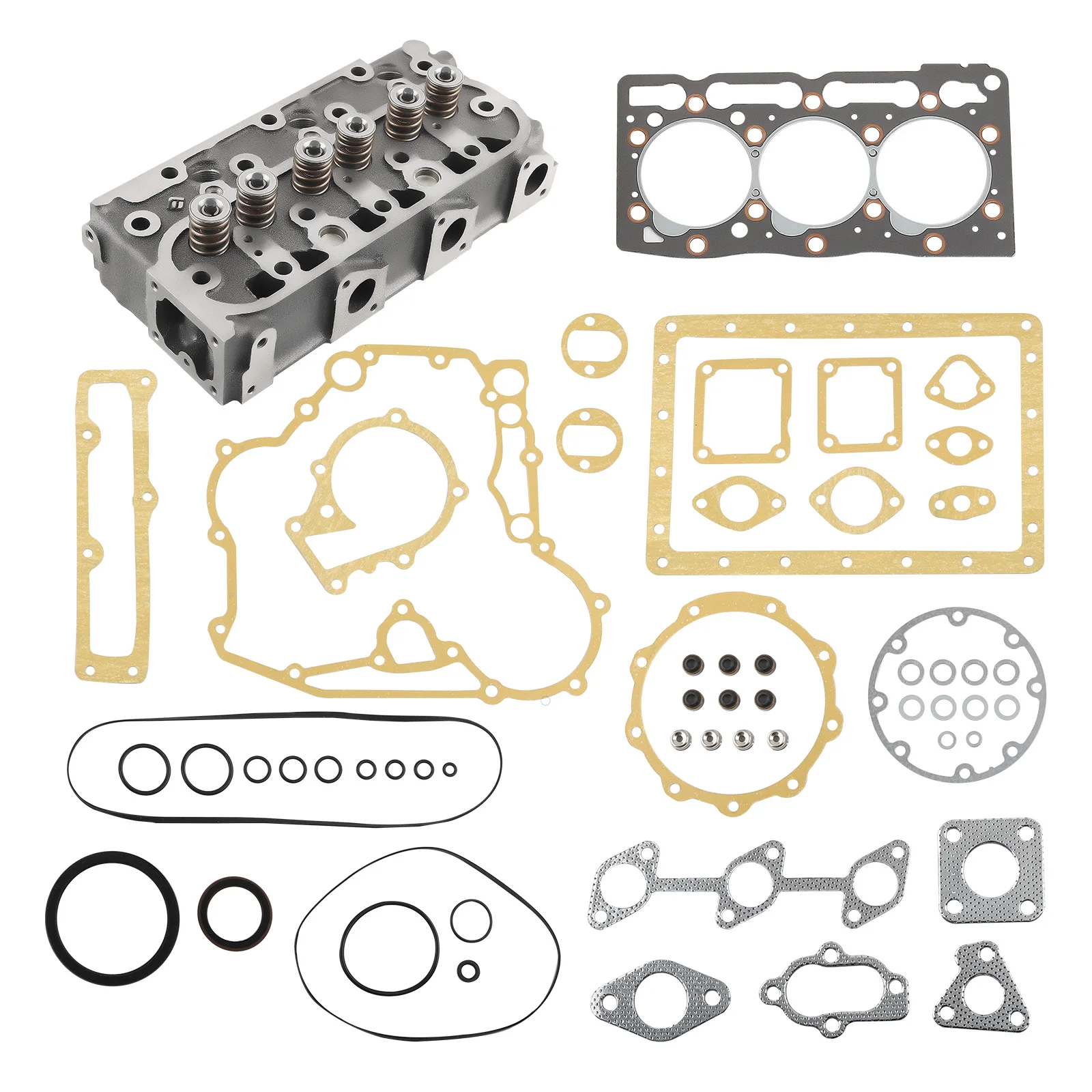 Новая D1105 полная головка цилиндра + прокладка для Kubota RTV1100 RTV1100CW9 RTV1140CPX