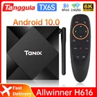 ТВ-приставка Tanix TX6S, Android 10, 4 + 3264 ГБ, 4 ядра, 2 + 8 Гб