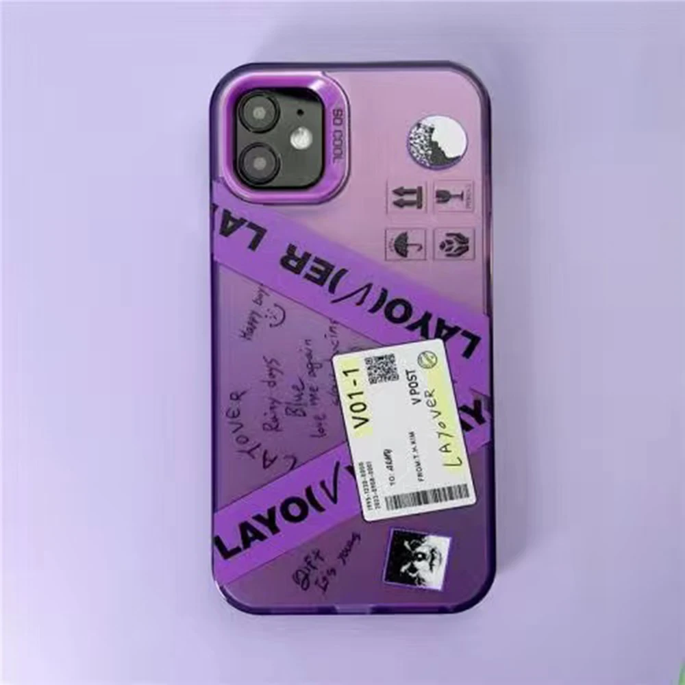 V LAYOVER TaeHyung Phone Case for Oppo Realme 13 12 11 10 9i 8 8i C65 C63 C55 C53 C35 C33 C20 C21Y C15 C21 Matte Back Cover