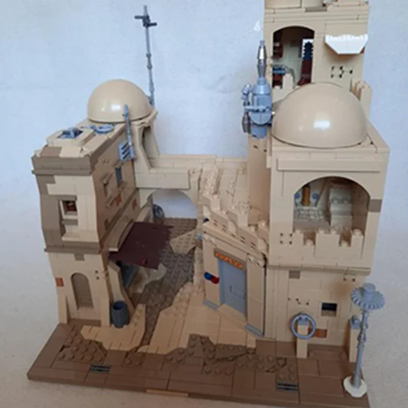 Фото 3187 деталей MOC: Конструктор «Кантина Коронета» (Star Batter Cantina), модульная архитектурная модель, строительные блоки, подарок на день рождения, игрушка для самостоятельной сборки №5