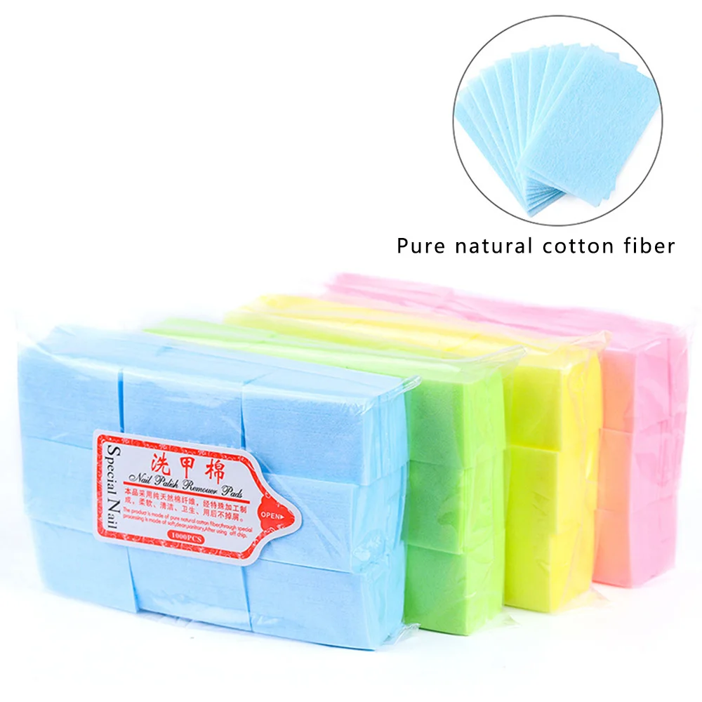 

400-630/PCS Nail Cotton Polish Remover UV Gel Clean Manicure Napkins Pedicure Lint-Free Wipes Cleaner Paper Pads Varnish Tool